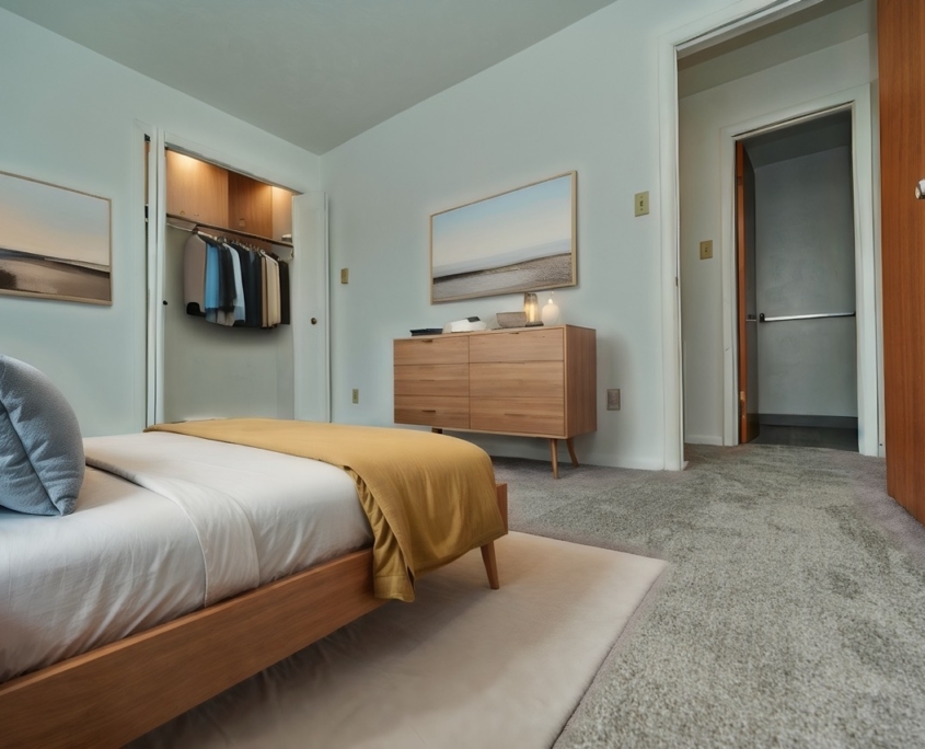 Slate Creek Apartments and Townhomes Bedroom Detail 2