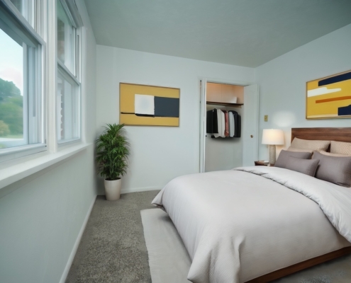 Slate Creek Apartments and Townhomes Bedroom Detail